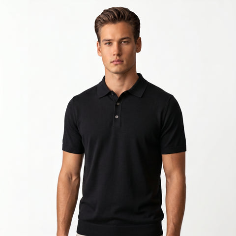 Saxon Polo Shirt Wool