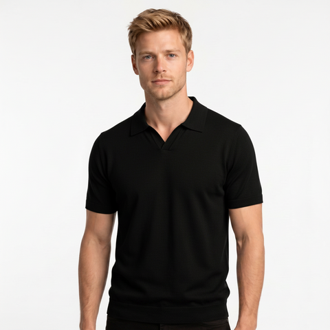 Saxon Polo Shirt Wool