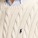 Cable-Knit Cotton Sweater