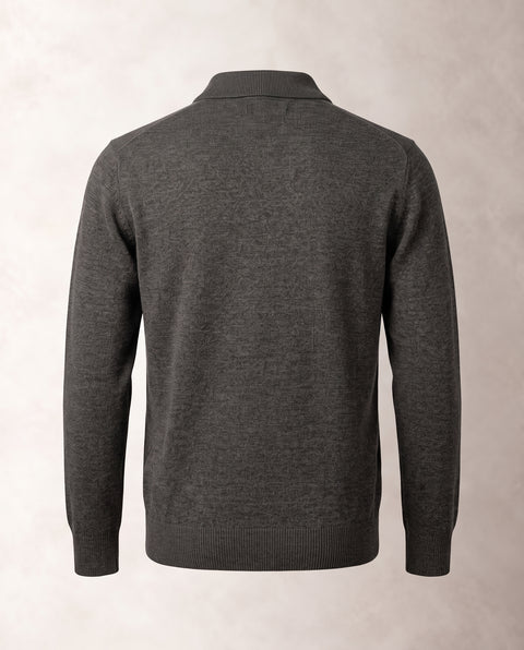 Saxon Wool Button polo 01