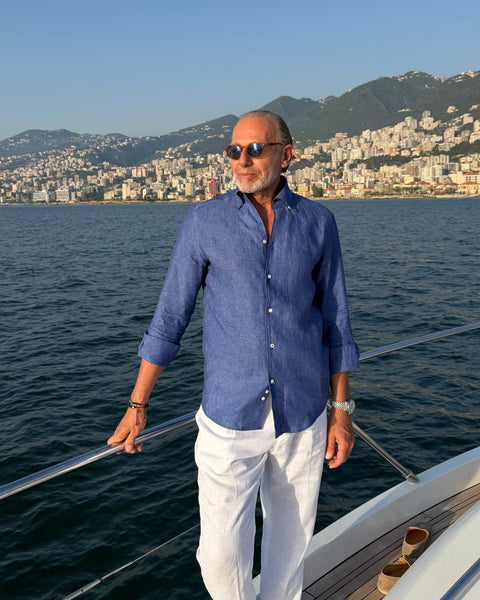 Saxon Italian Linen Shirt