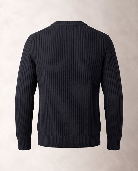 Saxon Button Ribbed Knitwear 01
