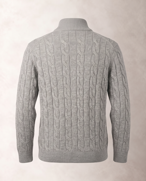 Saxon Cable-Knit Wool-Blend HZ 01