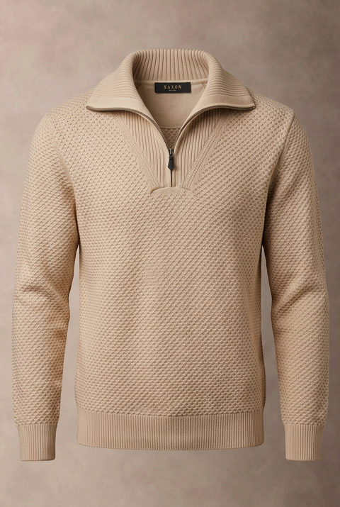 Saxon Quarter-Zip knitwear