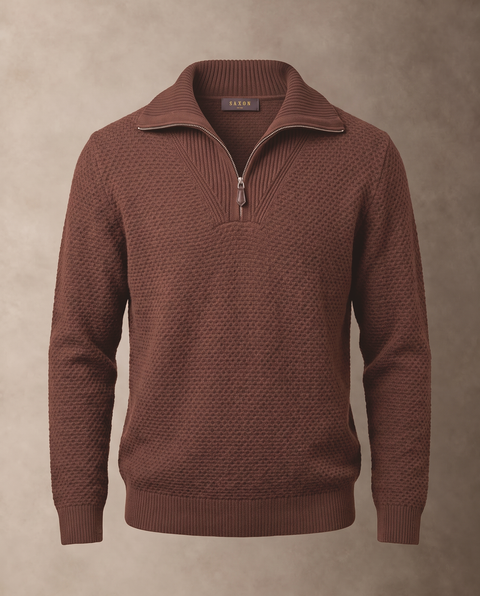 Saxon Quarter-Zip knitwear