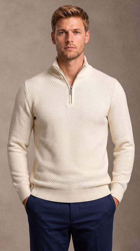 Saxon Quarter-Zip knitwear