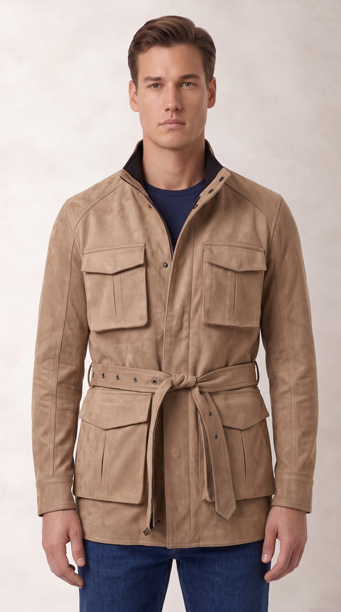 Saxon Belted Safari Jacket 01