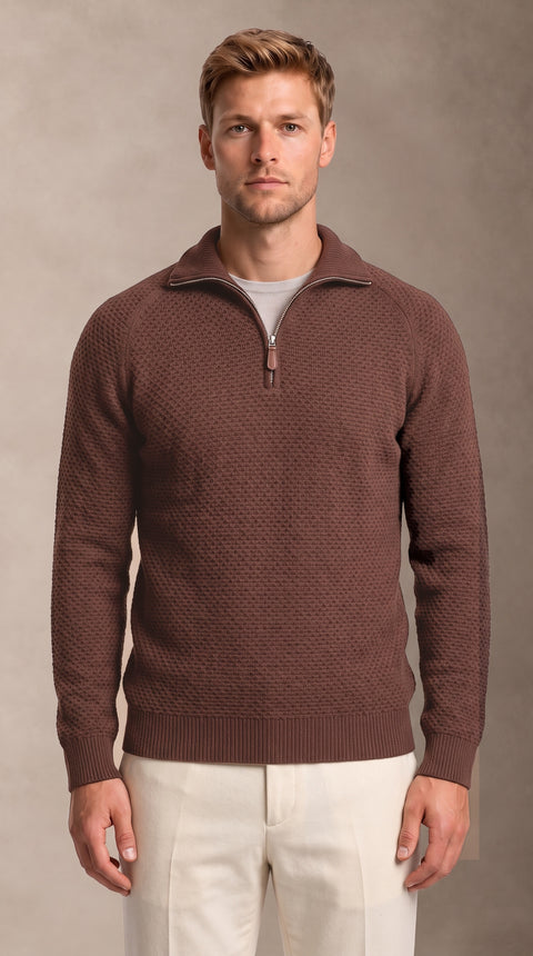 Saxon Quarter-Zip knitwear