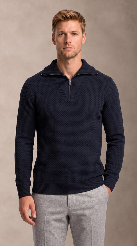 Saxon Quarter-Zip knitwear