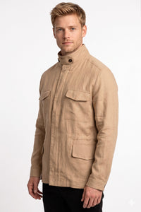Saxon safari linen jacket