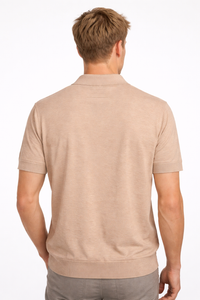 LP Mercerized cotton polo shirt