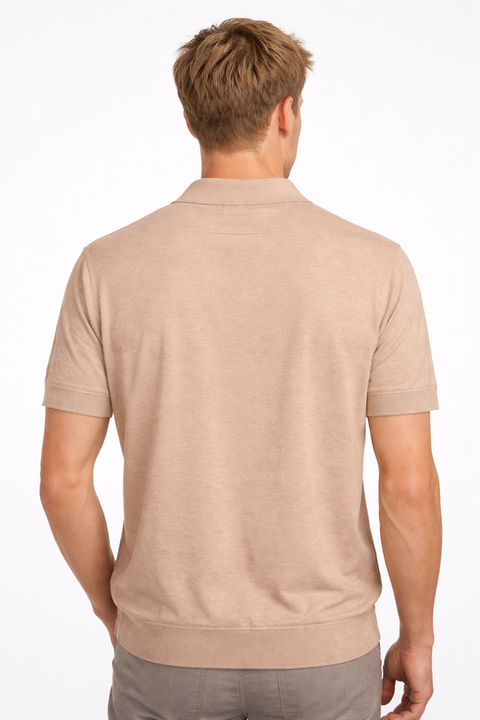 LP Mercerized cotton polo shirt