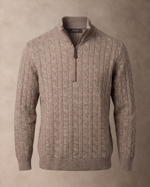Saxon Wool Cable-knit HZ 1