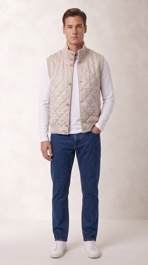 Saxon Quilted Vest 01
