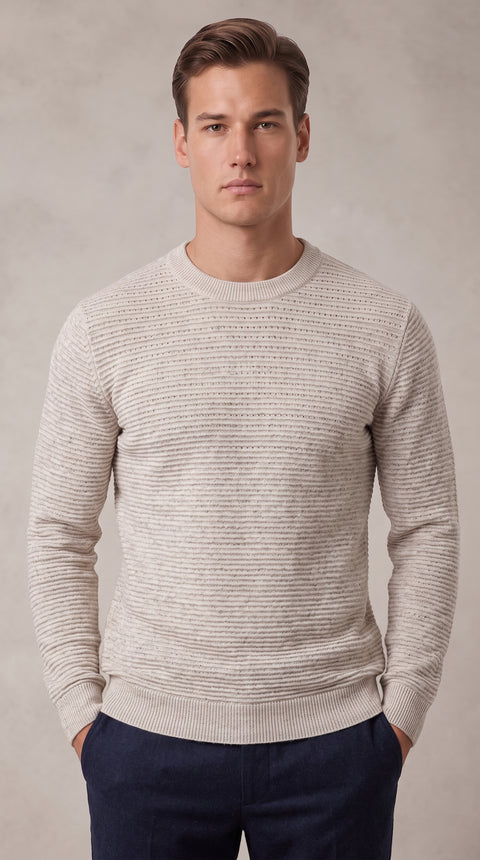 Saxon Knit Sweater 01