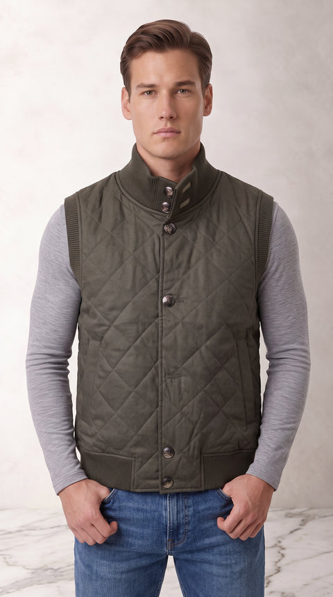 Saxon Quilted Vest 01
