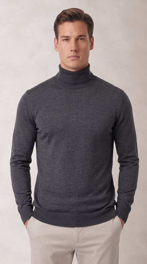 Saxon Wool Roll-Neck 01