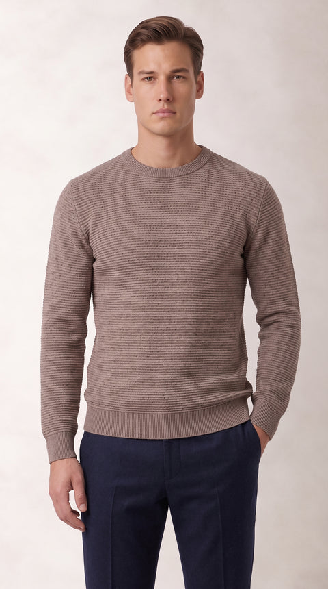 Saxon Knit Sweater 01