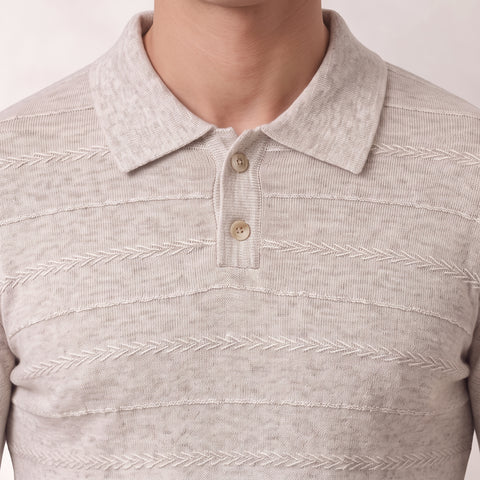 Saxon Wool-Blend Button polo 01
